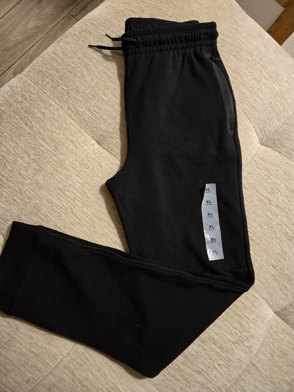 Old Navy Black Kids Sweatpants with Zipper Pocket